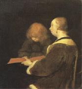 The Reading Lesson (mk05) Gerard Ter Borch